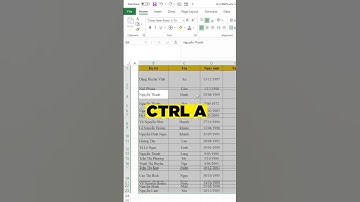 [Thủ thuật Excel] 2 cách để tự động dãn độ rộng của hàng và cột vừa với dữ liệu trong Excel #Shorts