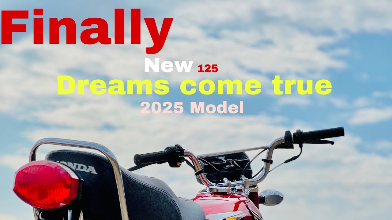 Allhumdullah Dream bike goat 🙃❤️🫶🏻(Honda 125 2025 model)watch full vlog end enjoy 😉