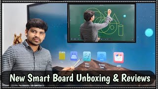 New Smart Board Unboxing ||Review ||Demo Video ||Online Highschool Classes ||