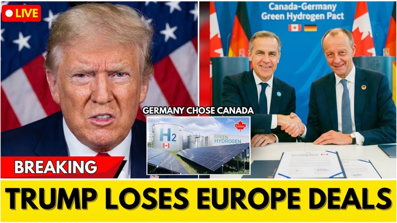 JUST IN: Canada–Germany SEAL €400M GREEN HYDROGEN PACT — U.S. FROZEN OUT as Donald Trump LOSES BIG
