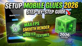 How to Setup Mobile Glues Renderer Properly 2026 | Best Settings for Minecraft Java on Android 😱🔥 screenshot 2
