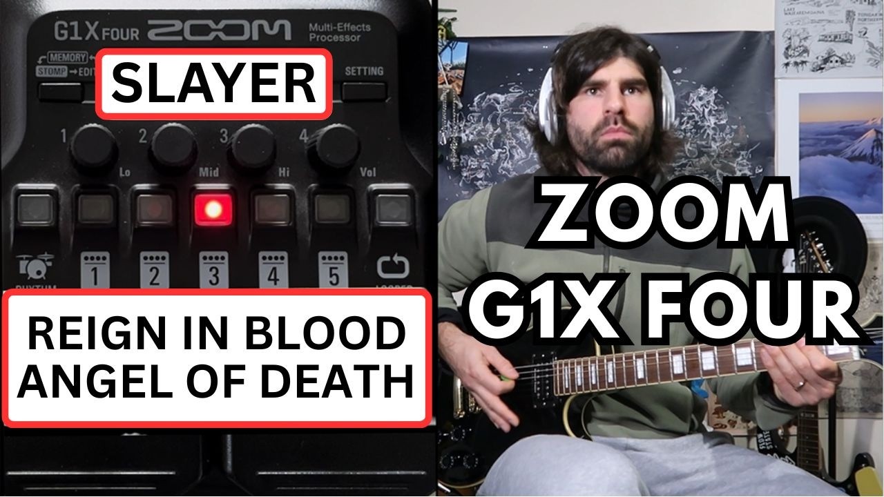 ZOOM G1X FOUR - How to get SLAYER Tone - Guitar Patch - YouTube