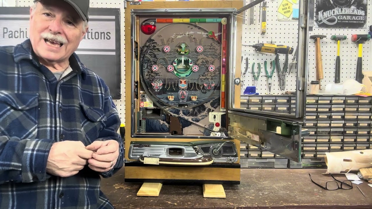 1974 Nishijin Model B Vintage Pachinko Machine Fully Restored