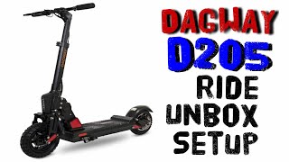 DAGWAY Ultra Long Range 56 Mile Electric Scooter - Ride-Unbox-Setup #scooter