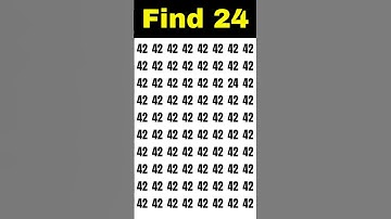 Find One Different Number #shorts #quiz #education
