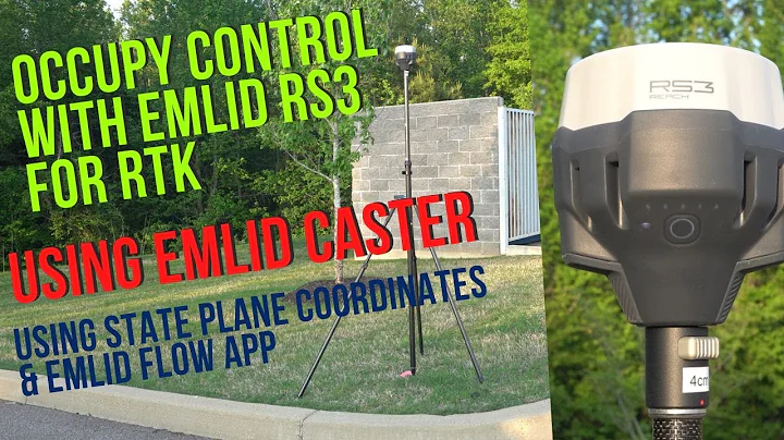 How to occupy Local Control using State Plane Coordinates with Emlid RS3 and Emlid Caster (NTRIP)
