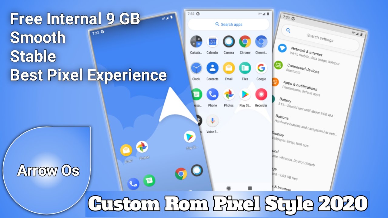 Custom Rom Pixel Style Arrow Os | Stable Custom Rom | All Android GSI ...