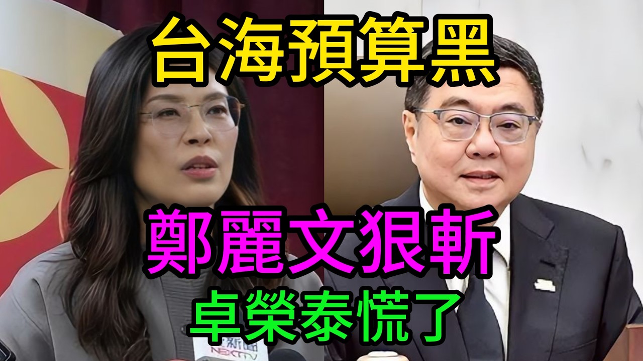 1.25兆軍火肥肉飛了？鄭麗文「照妖鏡」直搗命脈，卓榮泰急到瘋狂失態！顧立雄裝傻背後的驚人黑幕，這一局真的太狠了！ #鄭麗文 #卓榮泰 #顧立雄 #韓國瑜