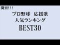【バンブラP】開票！応援歌人気ランキングBEST30