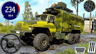 US Offroad Army Truck Driving 3D 2025 - Army Truck Driving Cargo Games - Andriod Gameplay screenshot 1