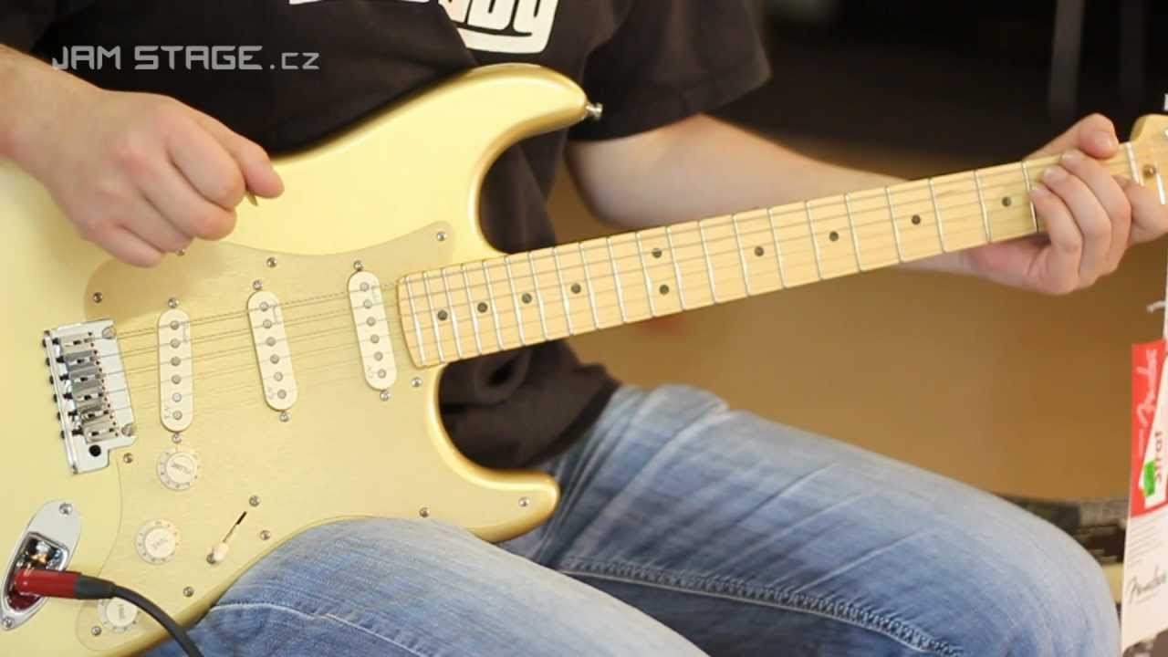 Fender FSR American Deluxe Stratocaster Aztec Gold - YouTube