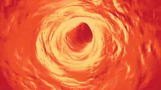 Wormhole  Fiery Tunnel Background Loop 4k