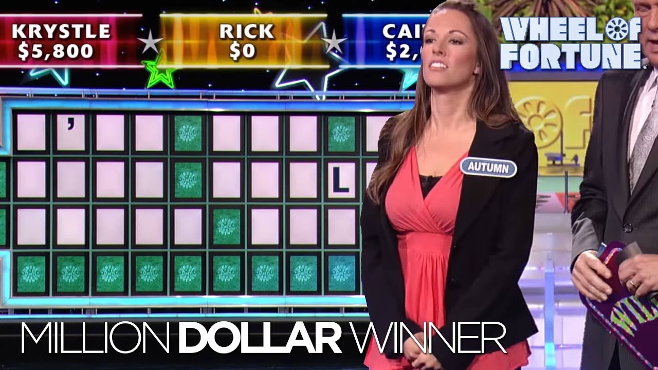 Second Million Dollar Winner! Wheel of Fortune YouTube