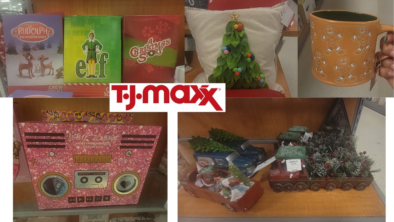 TJMAXX UGLY CHRISTMAS SWEATERS, CHRISTMAS DECOR AND MORE YouTube