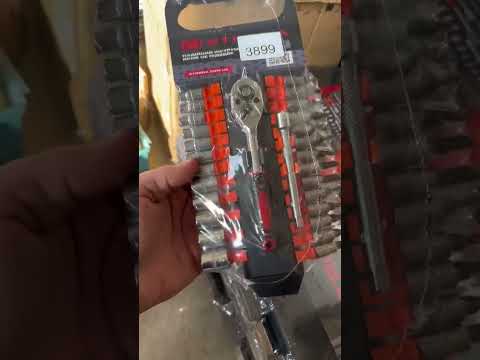 Набір головок 1/4" 28, 4-14 мм, головок-вставок тріскачкою і удленитель (планшет), видео 1