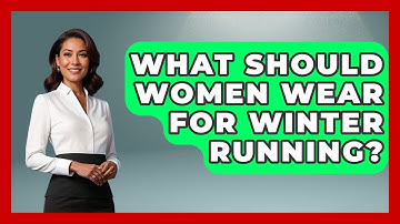 What Should Women Wear For Winter Running? - Running Beyond Limits