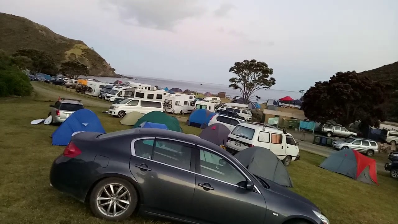 Cape Reinga camping site YouTube