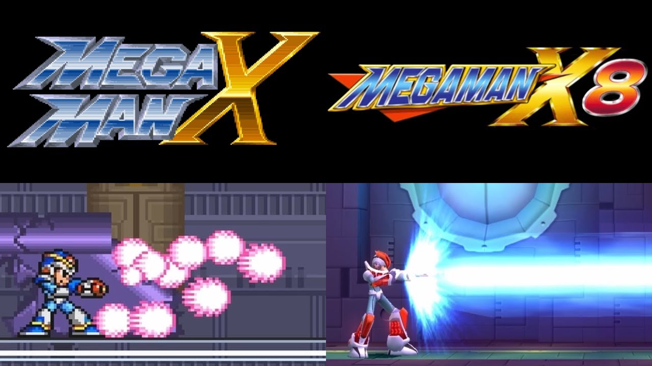 Fully charged X Buster demonstration - Mega Man X Series