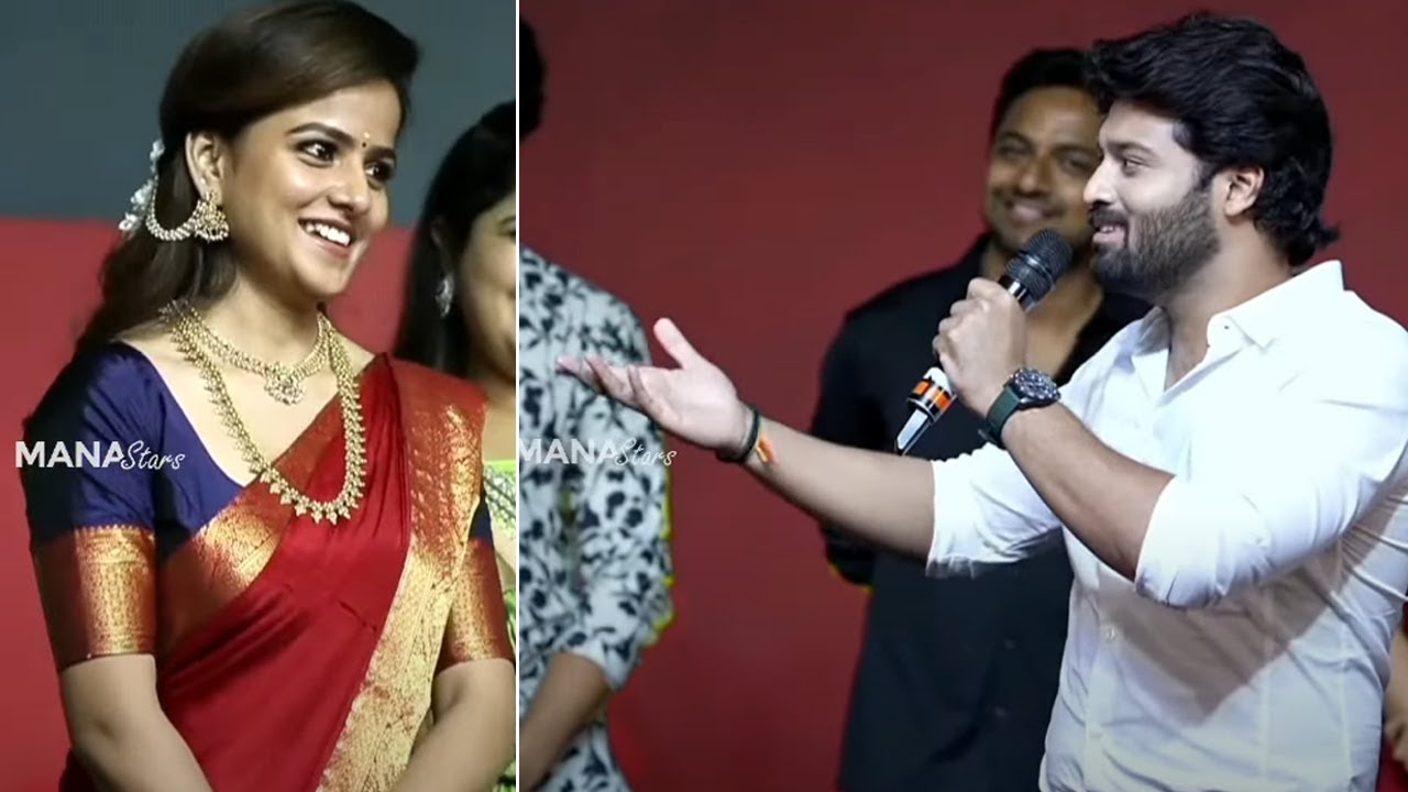 Ashish Reddy Fun With Vaishnavi Chaitanya  @ Love Me Audio Launch | Manastars