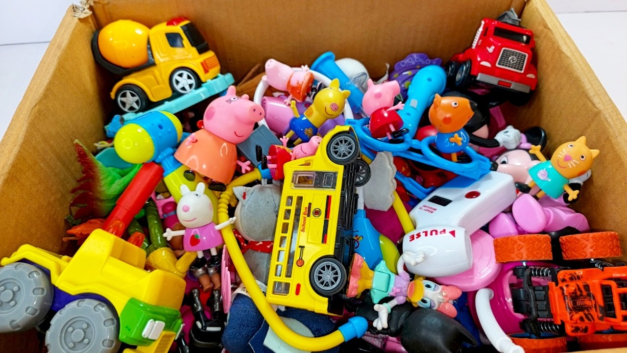 8 Minutes Satisfying With Unboxing Peppa Pig Family House Playset Peppa Pig Car Collection Review