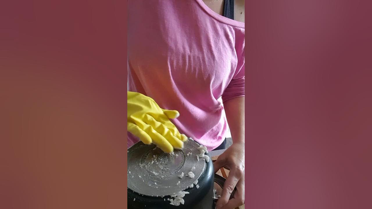 Howto clean the bottom of the symmetry circulon pots YouTube