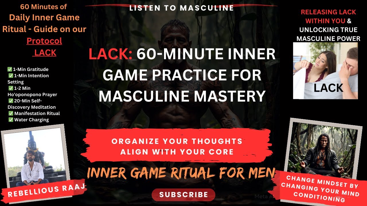 Lack: 60 Minutes of Inner Game Practice for Masculine Mastery