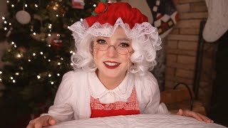 ASMR Mrs. Claus Tucks You In (blanket sounds, bedtime stories)