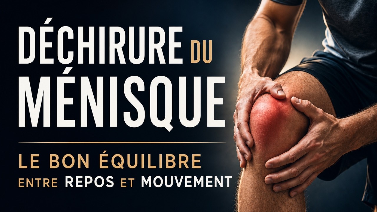 Déchirure du ménisque : faut il bouger… ou protéger le genou?