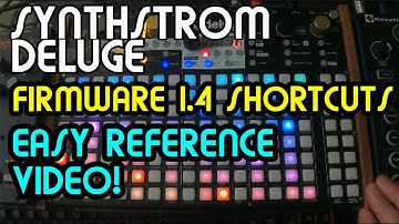 Basic Shortcuts (1.4) // Synthstrom Deluge Tutorial