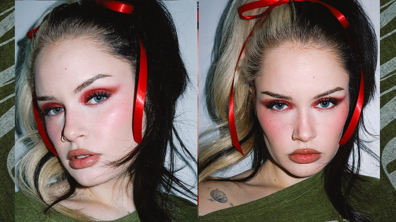 christmas party makeup