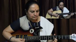 Hindi Film Song ye Chand Sa Roshan Chehra Guitar Rendition By Sandhya Raman Shivamogga