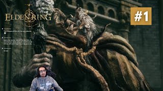 Elden Ring - THIS GAME IS INSANE (Margit the Fell Omen Boss) - Blind Live Playthrough - Part 1