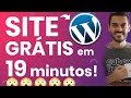 INACREDITÁVEL! Aprenda a criar site com DOMÍNIO e HOSPEDAGEM GRÁTIS em apenas 19 minutos!