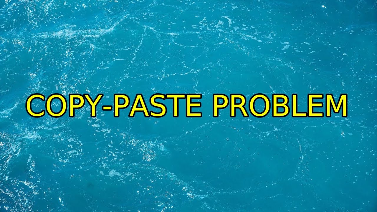 Ubuntu: Copy-paste problem (3 Solutions!!) - YouTube