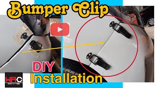 How to properly Install a BUMPER CLIPS?