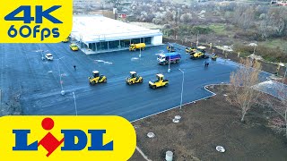 Lidl opening soon in Sunny Beach Bulgaria Drone Video 4K