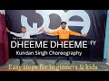 Dheeme dheeme danceeasy steps for beginners  kids kundan singhwestern dance academy gaya