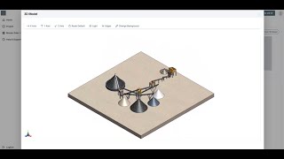 Crushing Layout Configuration: 3D model and 2D drawings