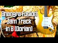 Bhangra Fusion Jam Track in B (Dorian) 🎸 Guitar Backing Track