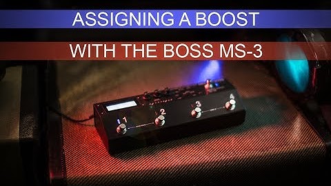 Assigning Boosts With The MS-3