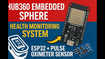 Build a Health Monitoring System with ESP32 & MAX30100 Pulse Oximeter | HUB360 Embedded Sphere