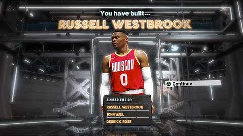 NBA2K20 RUSSELL WESTBROOK BUILD - TRIPLE DOUBLE DEMIGOD BUILD