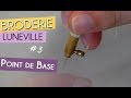 Broderie perlée de Lunéville : découvrez la technique du point de départ pour broder