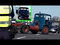18.03.2026 - VN24 - Historische LKW Sattelzugmaschine Mercedes LPS1418 von 1965 auf A1 verunglückt