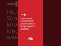 How does SharePoint know which language to display | #sharepoint