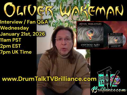 Oliver Wakeman Invites YOU to Fan Q&A Wed. Jan. 21st, 11am PST / 2pm EST / 7pm UK Time!