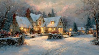 Frame TV Art - Frame Art TV with Music: The Magical Christmas Village A Night of Festive