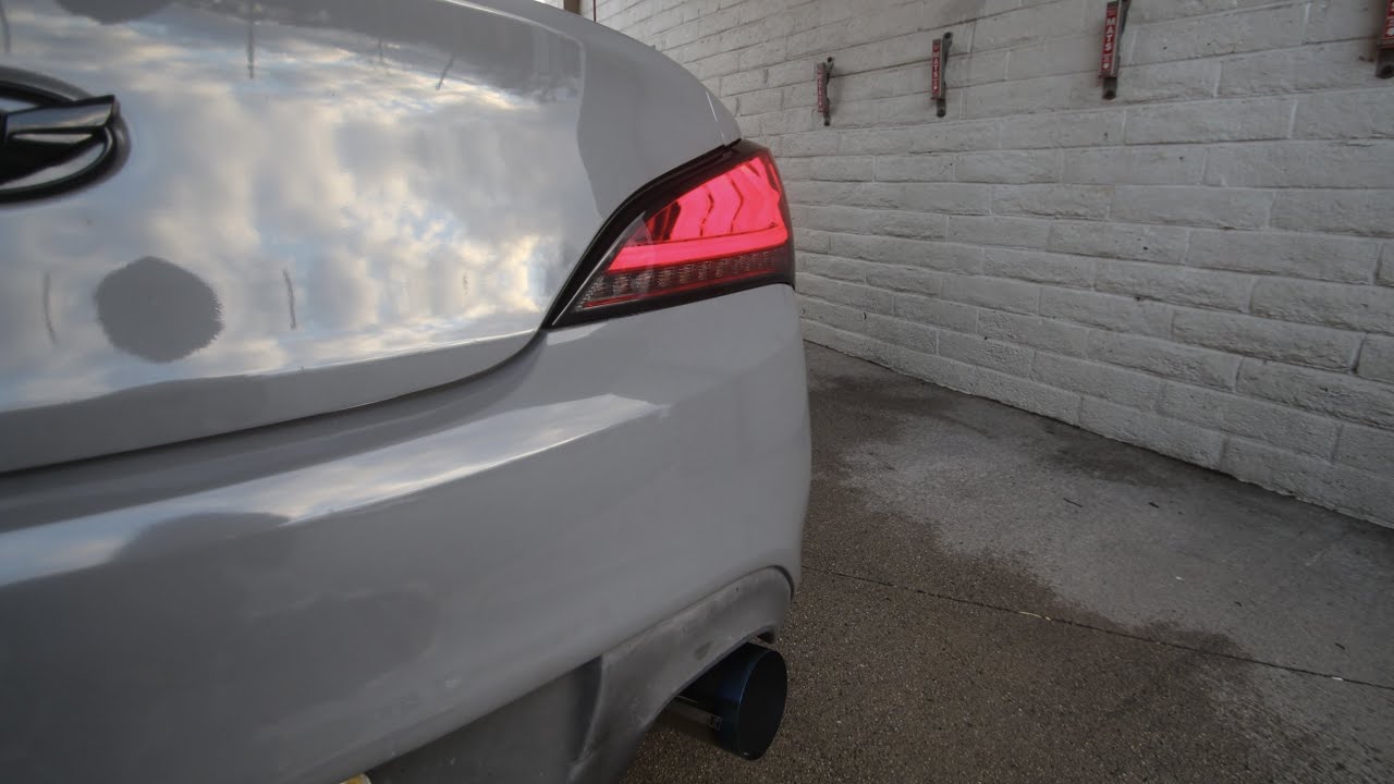 Nardo Gray Genesis Coupe Gets a Tomei - YouTube
