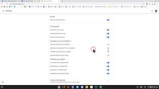 Adjusting Google Classroom Notifications