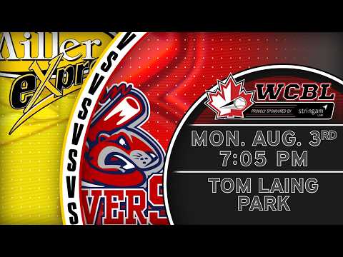 HIGHLIGHTS - Moose Jaw Miller Express vs Weyburn Beavers - Game 1 - August 3rd 2026